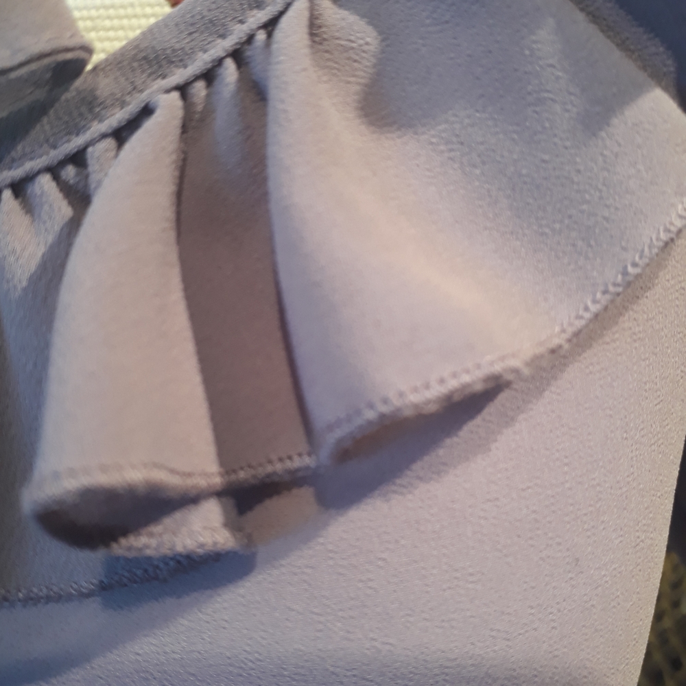 Spense Lavender Ruffled Blouse - Picture 4 of 5